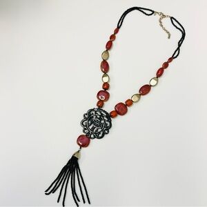 Chico’s Asian motif stone necklace